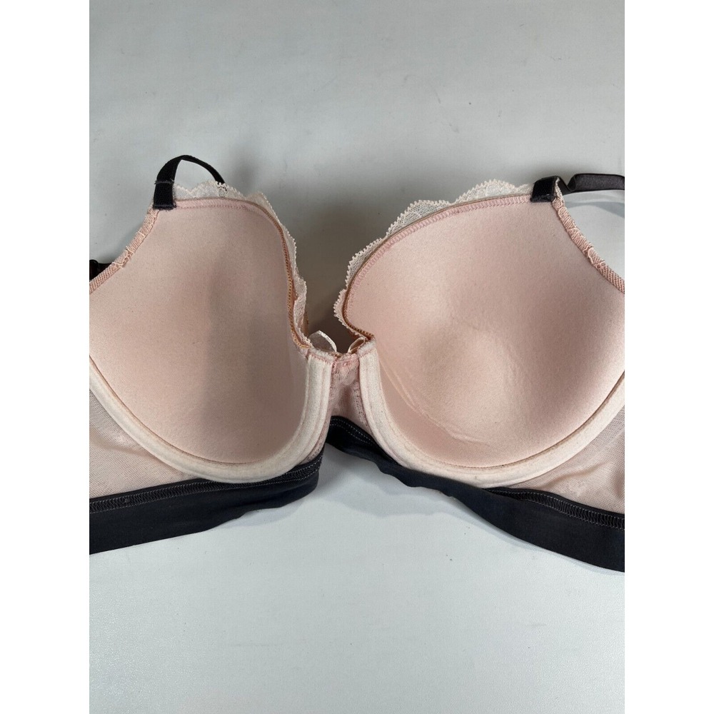 WOMENS MONTELLE INTIMATES CREM‎ FLORAL LACED BRA - 32/D - Picture 8 of 9